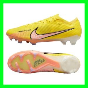 Nike Zoom Mercurial Vapor 15 Elite FG Yellow Strike DJ4978-780 Mens Size 7